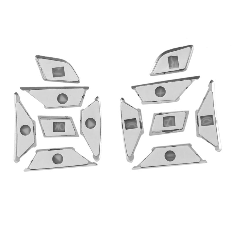 Наклейка на крышку переключателя кнопок рулевого колеса для Mercedes Benz ABCE Ml Gl Cla Gla Glk Sl Slk Class W176 W246 W212 W204