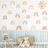Wall Stickers 99*31CM for Bedroom Living Room for Wall Tile Window Rainbow