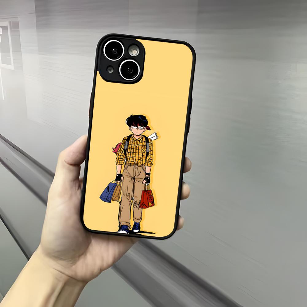 Вперед, Накамура-кун Чехол для телефона Для iPhone 17 16 15 14 13 12 Pro Max Xr Air Plus Ощущение кожи Черный Жесткий чехол