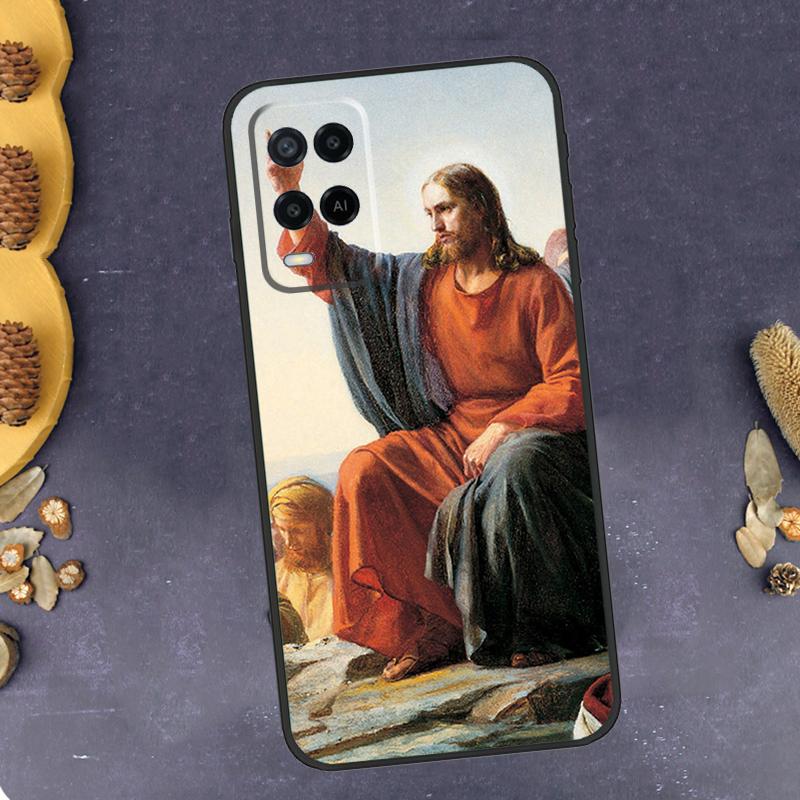 Divine Mercy Jesus Phone Case For Oppo A94 A74 A54 A15 A18 A38 A58 A78 A98 A40 A60 A80 A16 A76 A96 A57S A17 A77