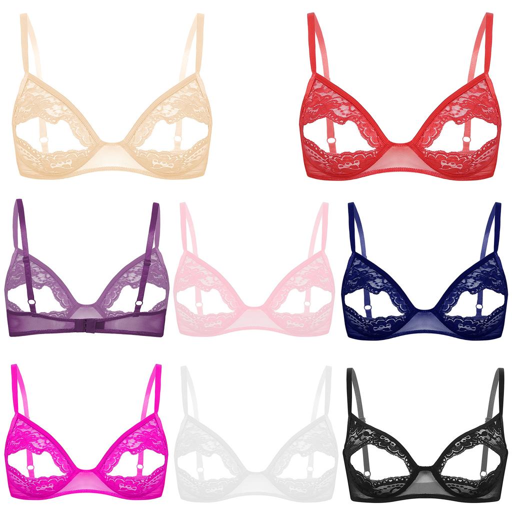 S-5XL Бюстгальтер больших размеров для женщин Бюстгальтеры пуш-ап Женский дышащий кружевной бюстгальтер Белье