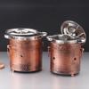 Spicy Business Stainless Steel Alcohol Furnace Small Hotpot Double Flavored Pot Cookware Set Windproof Tripe Pot String Pot