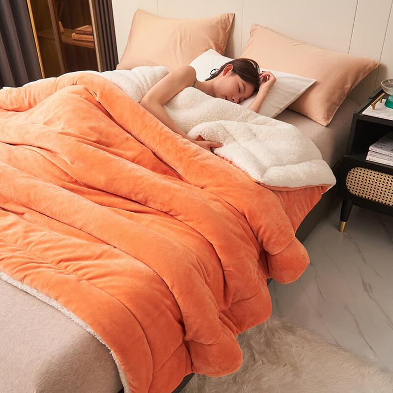 Xin Jing Zhou Milk Fleece Lamb Wool Blanket