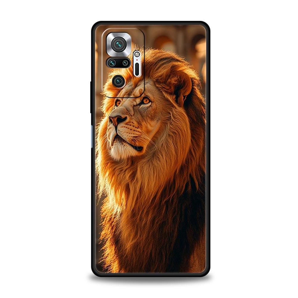 Чехол для телефона с изображением тигра, волка, льва для Xiaomi Redmi Note 14 13 12 5G 9S 9 10 11 Pro Plus 9T 14C 13C 12C 10C 9C 9A, мягкий чехол