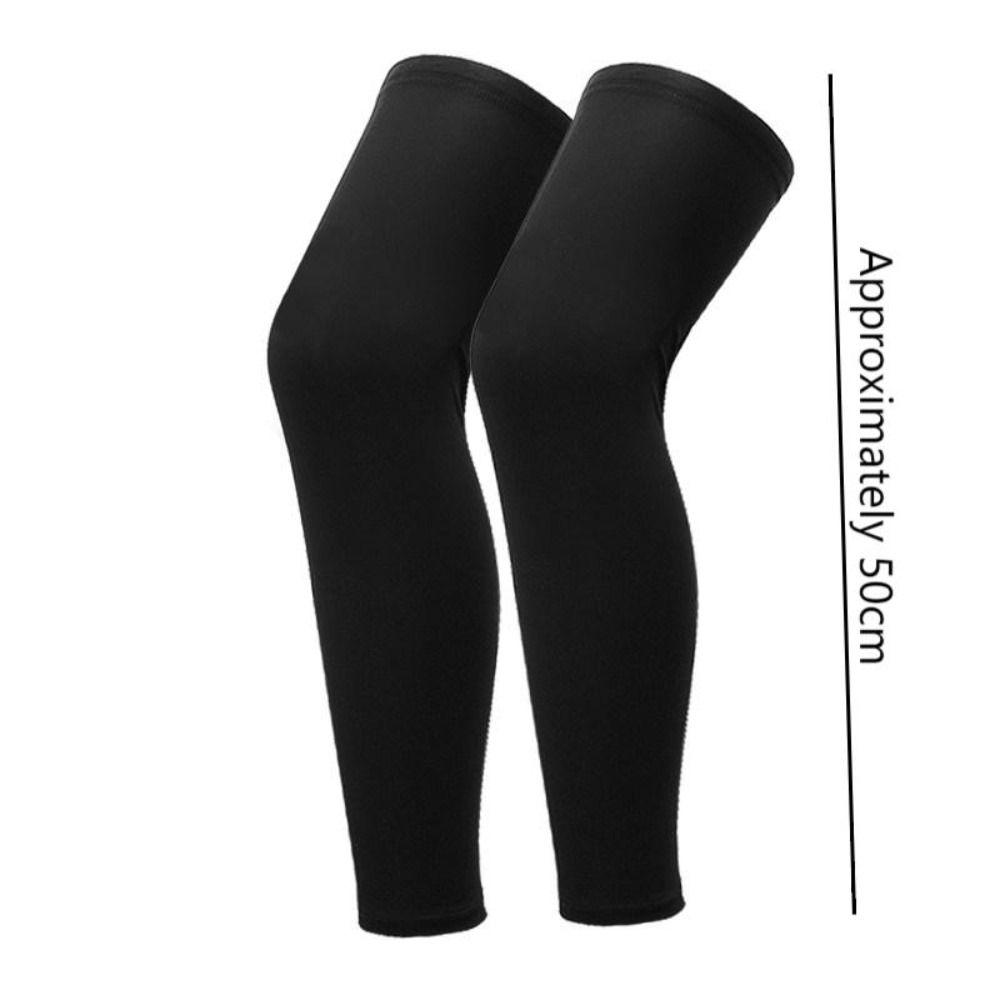 Защита от УФ-лучей Рукав для ног Ледяной шелк Рукава для коленей и икр Новый компрессионный рукав Мужской Женский