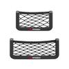 Car Net Bag Phone Holder Storage Net Box Pocket Organizer Auto Emblem For Mitsubishi ralliart Lancer 9 10 ASX Outlander Pajero