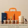 Portable Outdoor Tea Set: Quick-Brew Chinese Style for Travel, Camping & Car Use.