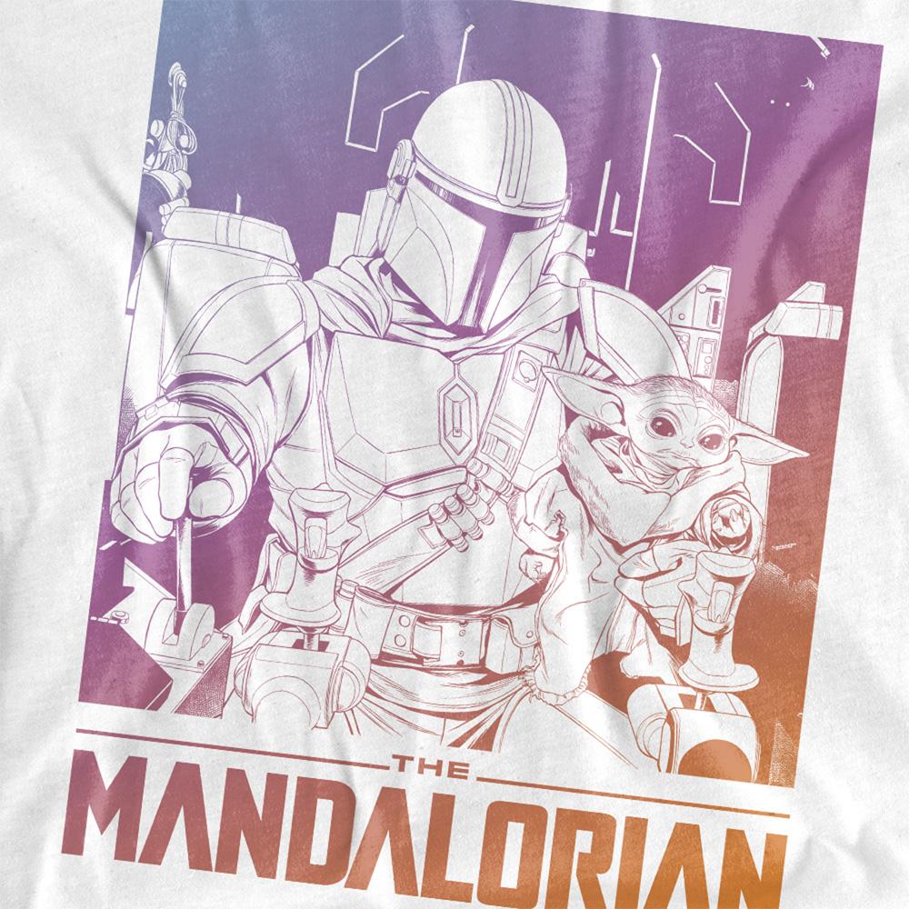 Star Wars: The Mandalorian Childrens/Kids Gradient T-Shirt