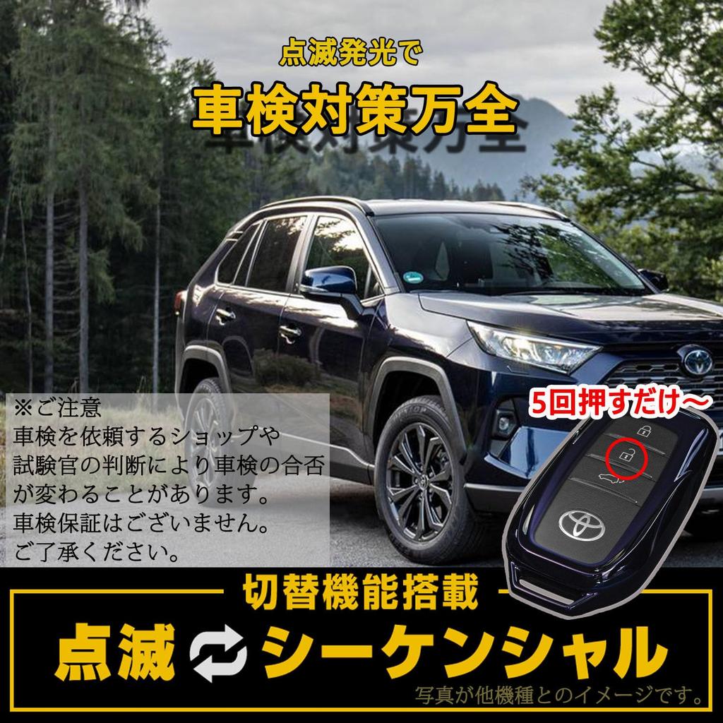 Alphard Vellfire Standard 30 Series RAV4 50 Series Toyota Models Sequential Door Mirror Turn