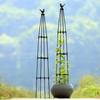 Tower Garden Bird Head Vine Trellis: Plastic-Coated Stake & Flower Support Stand for Outdoor Climbing Plants