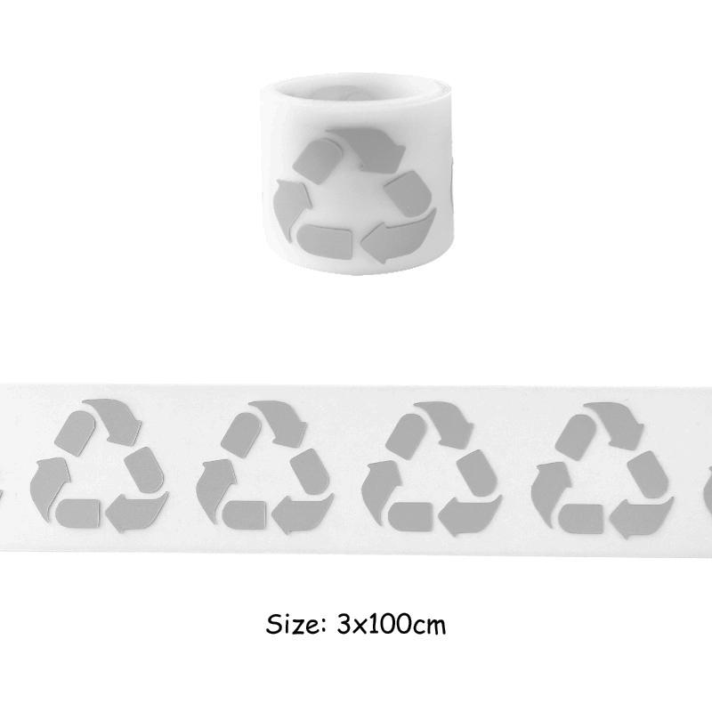 Серебряные светоотражающие ленты патч Высоковидимая виниловая пленка наклейки для одежды Diy Parches Ropa теплопередача фрукты декор патч 3x100 см