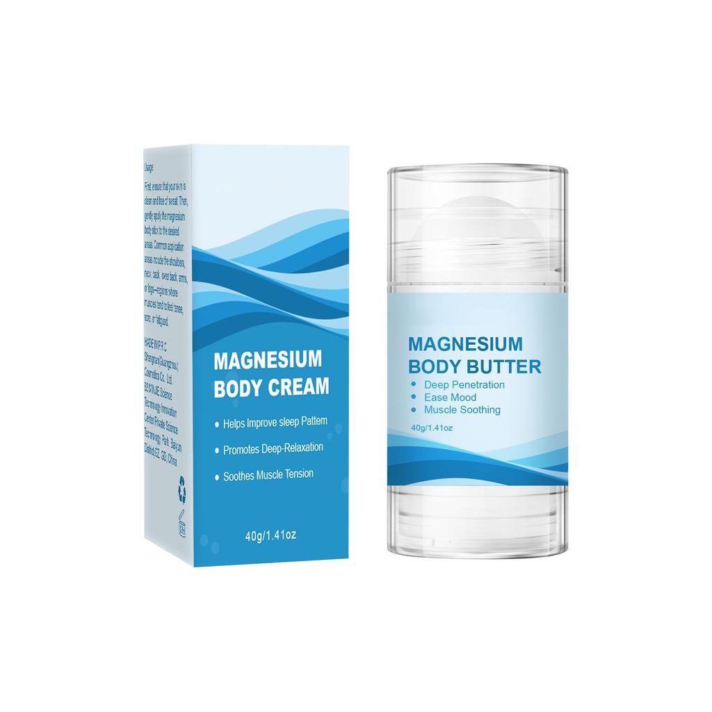 Магниевая палочка для тела увлажняющая кожа успокаивающая суставы улучшающая сон крем-палочка фиксирует влагу в коже 1 шт 40 г