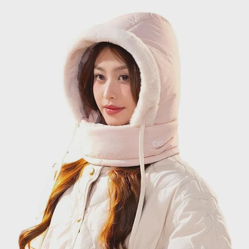 Шапка-ушанка Northeast Plush Warm Knit: Унисекс лыжная и велосипедная ветрозащитная шапка для снега