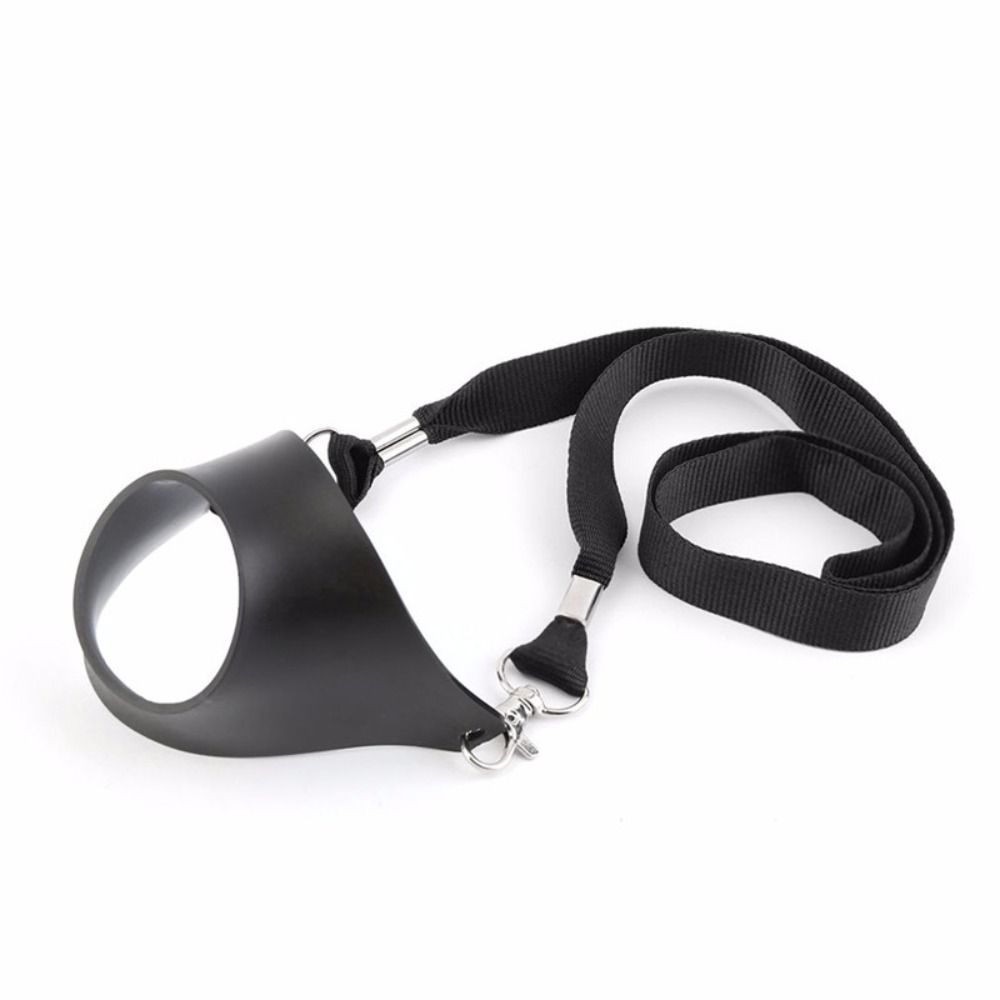 Neck Wine Glass Holder Black Wine Strap Sling Portable Yoke Glass Support  Birthday Party