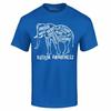 Autism Awareness Elephant T-shirt Unique Strong Blessed Fun Autism Dad Shirts