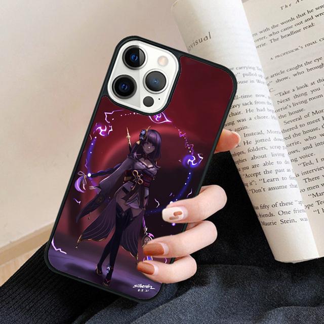 Кейс для телефона Baal Raiden Shogun Genshin Impact для iPhone 17 Air 16 15 14 plus 12 13 pro max coque Fundas