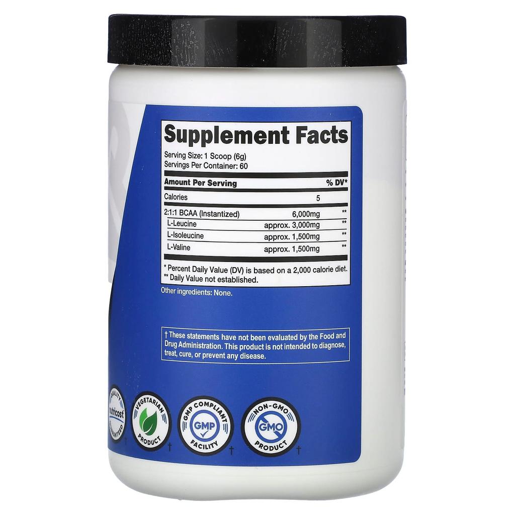 Athletic Performance, Bcaa, Unflavored, 360G (12.9Oz)