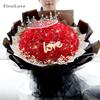 FirstLove 99 Красных Роз Вечный Букет из Мыльных Цветов