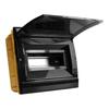 Flush-mounted 8-Module Ip40 Black Fuse Box