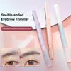 Двусторонний триммер для бровей с макролезвием, устойчивым к царапинам, безопасная моющаяся бритва для бровей, инструмент для макияжа и красоты