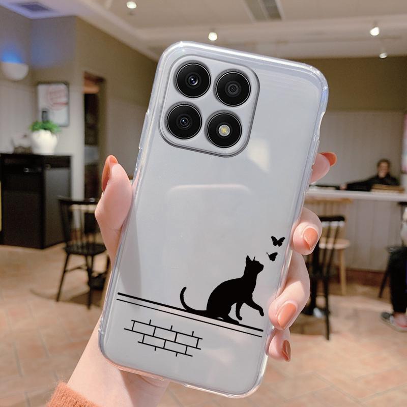 For Honor X8a 4G Case Silicone Soft Clear Coque Phone Cases Cover X8b X8c X6b 6.7'' 5G X8 X6a Shell Bumper Protection Astronaut