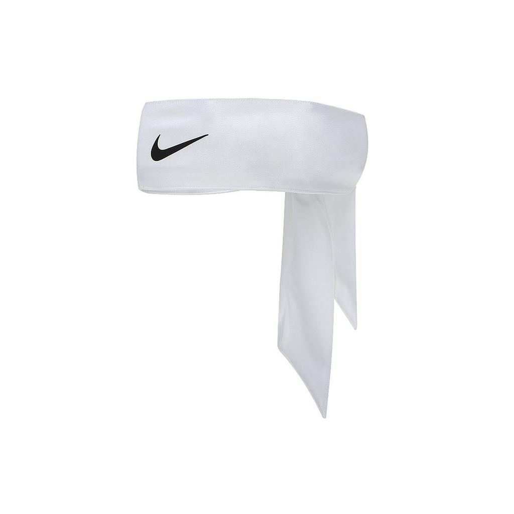 Nike Спортивная влагоотводящая повязка на голову для йоги, фитнеса, тренировок, удобная, дышащая, унисекс, белая DN0581-101
