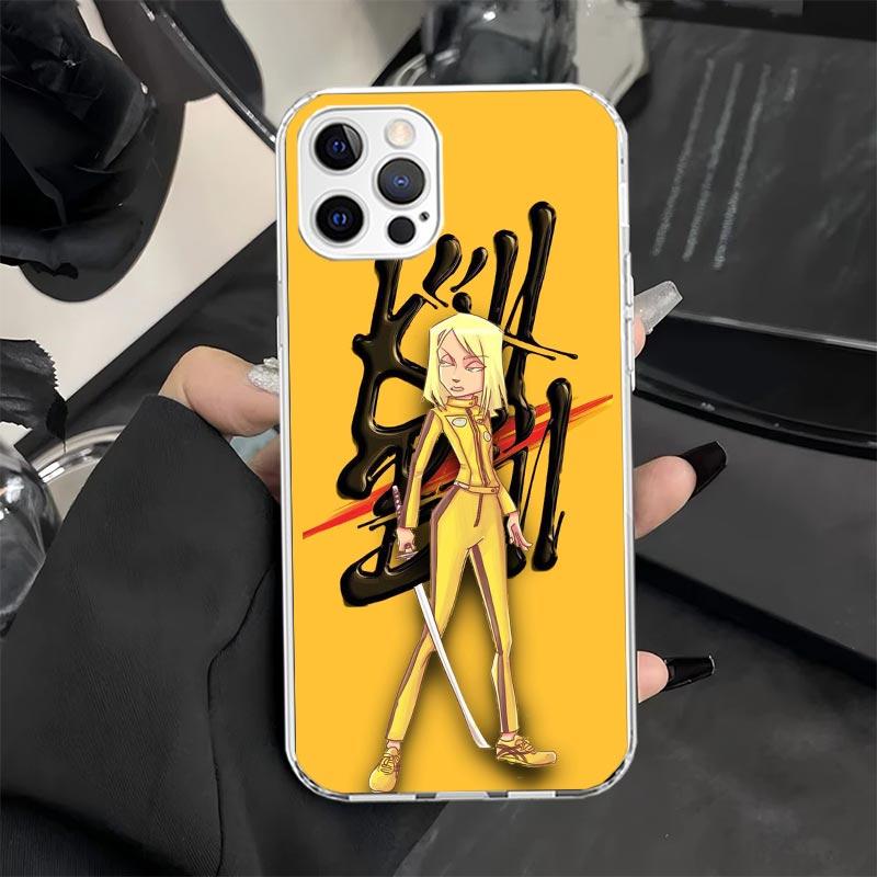 Чехол для телефона Kill Bill для iPhone 11 12 13 Mini 14 15 Plus 16 Pro Max 17 Air 16E 7 8 SE 17ProMax Мягкий чехол-футляр 11 14 15 16 Pro