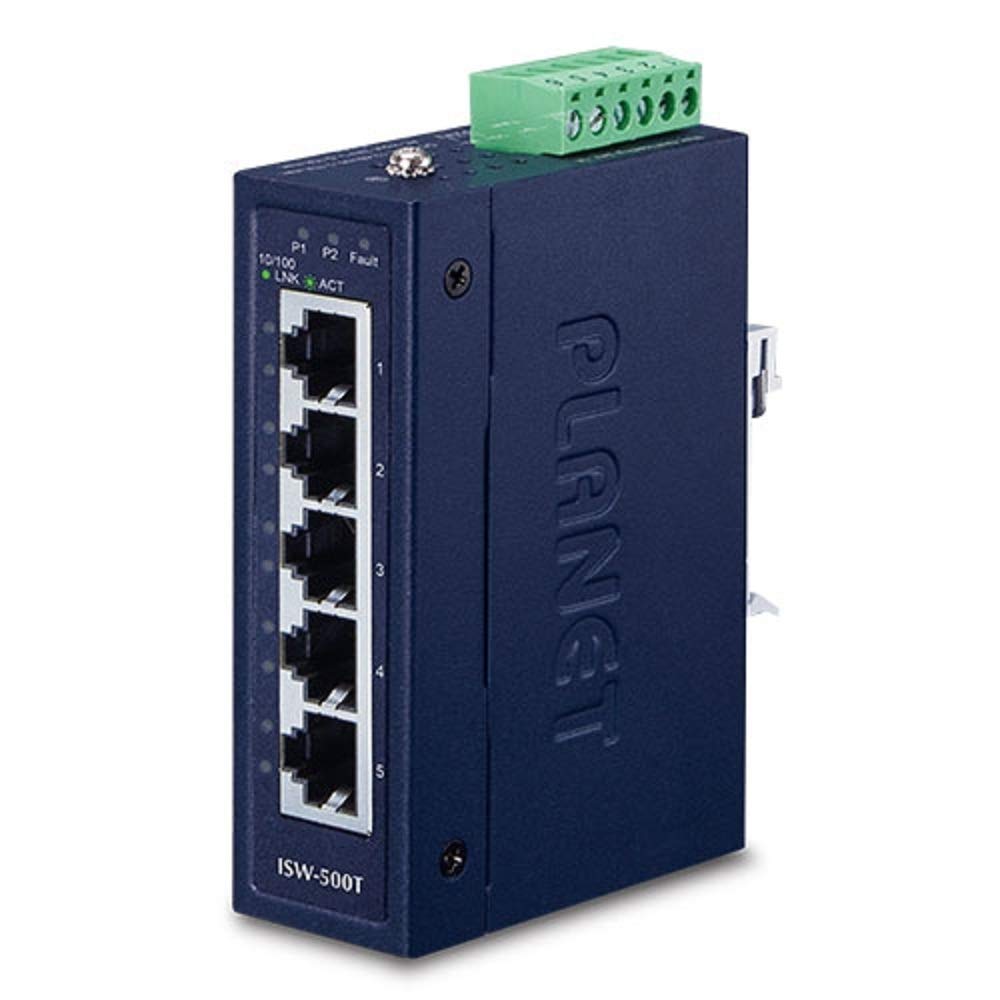 Промышленный компактный Ethernet-коммутатор ISW-500T 5-портовый 10/100TX