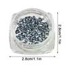 50pcs Shiny Zircon Rhinestones Nail Charms Mini Multiple Shapes Nails Gemstones Flatback Nail Art Craft Decoration
