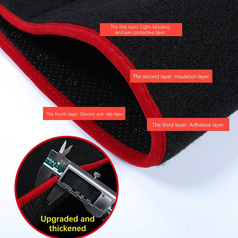 Car Dashboard Mat Sun Shade For MG ZS EZS EV 2017 2018 2019 2020 2021 2022 2023 2024 Instrument Desk Cover Accessories fxl1