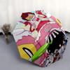 1pc Pink Panther & Cuphead Outdoor Umbrella - Automatic Opening/Closing, Portable 3-Fold Design with 8-Bone Iron Frame - Perfect Gift for Fans, Travel