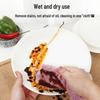 Маслостойкая двусторонняя салфетка из кораллового флиса, легко моющаяся и впитывающая губка для кухни.
