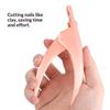 Stainless Steel U Shaped Acrylic False Nail Clippers Sharp Edge Non-slip Grip for Professional Nail Art Manicure Salon