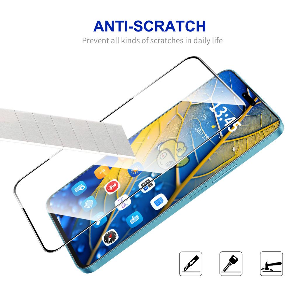 For Honor X60i 5G HD Clear Film ENKAY HAT PRINCE Tempered Glass Screen Protector with Installation Tool