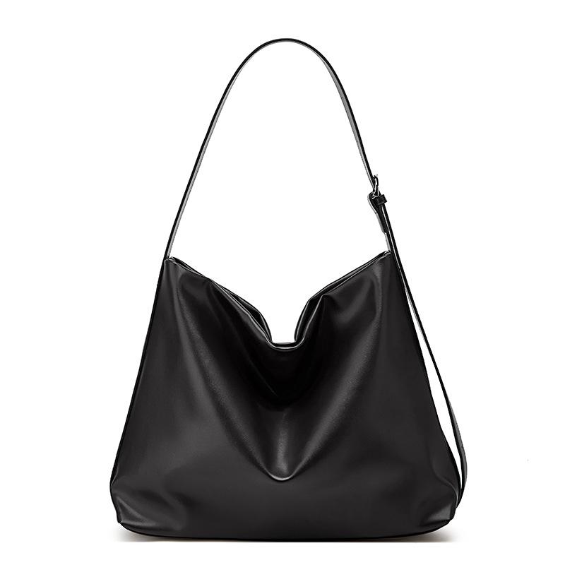 Простая сумка-тоут, вместительная женская сумка для поездок на работу, повседневная сумка через плечо на одно плечо