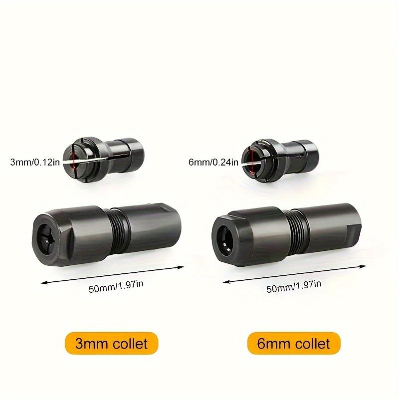 1pc 3/6mm Angle Grinder Modified Adapter To Straight Grinder Chuck For 100-type Angle Grinder M10 Thread Grinding Cutter