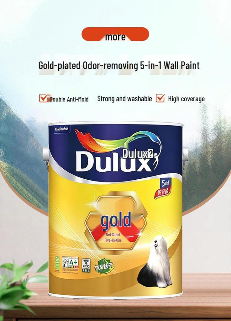 Dulux Золотой Стандарт 5-в-1 Без запаха Краска для внутренних стен