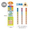 Карандаш Tombow Triangular Pencil 2B Удобно держать Пишущий Карандаш Поверхность и захват - (с нескользящим направляющим) KB-EG01-2B