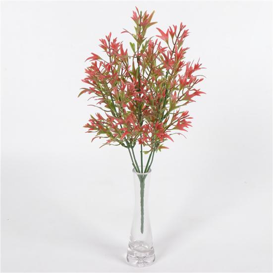 1 букет, искусственная маленькая пилообразная трава, искусственное растение, домашний отель, свадебный декор