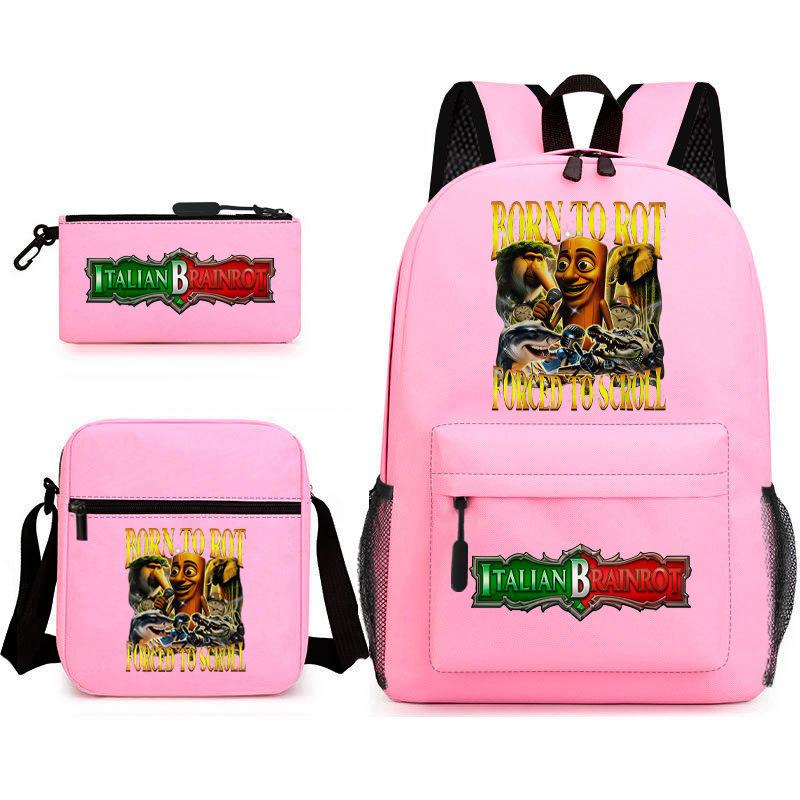 American Shanhaijing Backpack Student School Bag Shoulder Bag