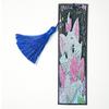 Cartoon Animal Flower 5D Diamond Painting Bookmark Kits DIY Mosaic Gift Special Shaped Diamond Tassel Leather Bookmark