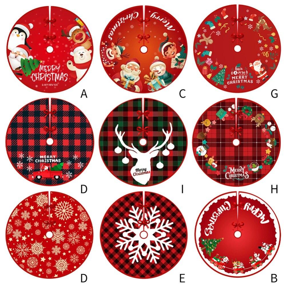 Christmas Tree Skirt Christmas Tree Mat Hoilday Party Home Decorations CDN