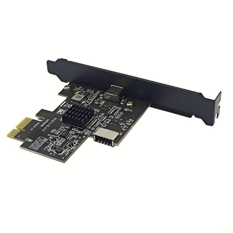 Карта PCIExpress USB Type C, скорость передачи данных 10 Гбит/с, чип ASM3142, адаптер PCIE X1 к Type C, настольный адаптер