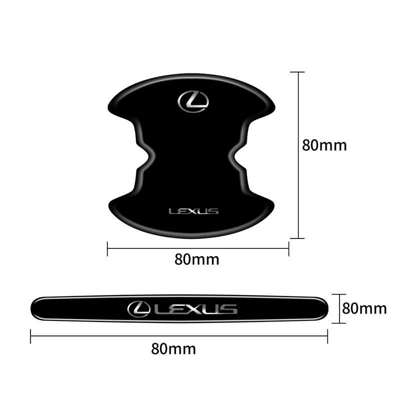 Защитная пленка-наклейка на ручку-чашу двери автомобиля Аксессуары Для Lexus F SPORT GX460 Ct200h IS250 ES 220D IS200 Fsport GS GX IS LS LX
