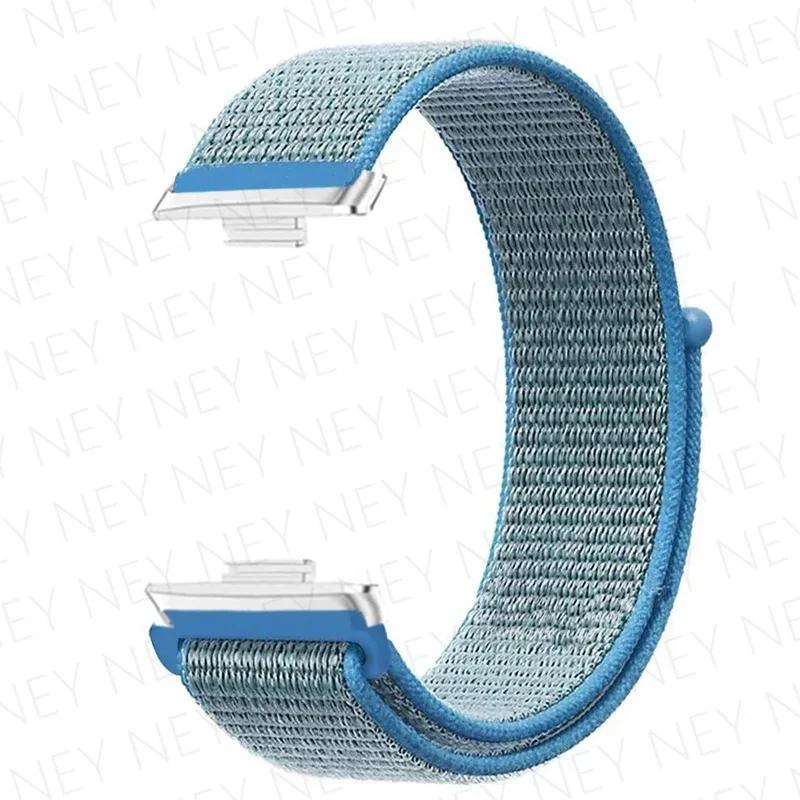 Нейлоновый ремешок-петля для huawei watch fit 3 ремешок смарт-часы браслет дышащий спортивный ремешок браслет correa huawei watch fit 3