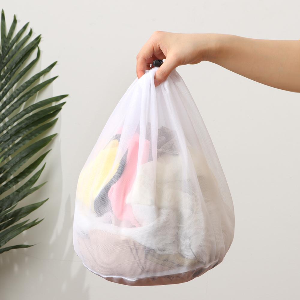Bra Lingerie 4 Sizes Fine Mesh Laundry Wash Bag Laundry Care Storage Pouch Bag Drawstring