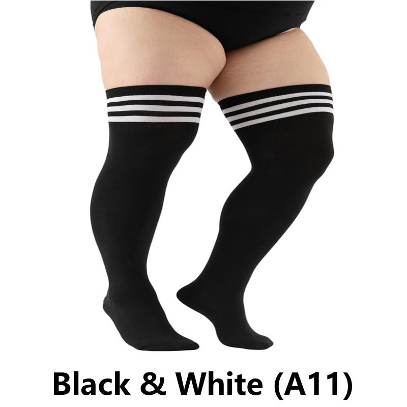 Эластичные гольфы больших размеров, большие носки до бедра, длинные носки XXXL, женские носки, гетры