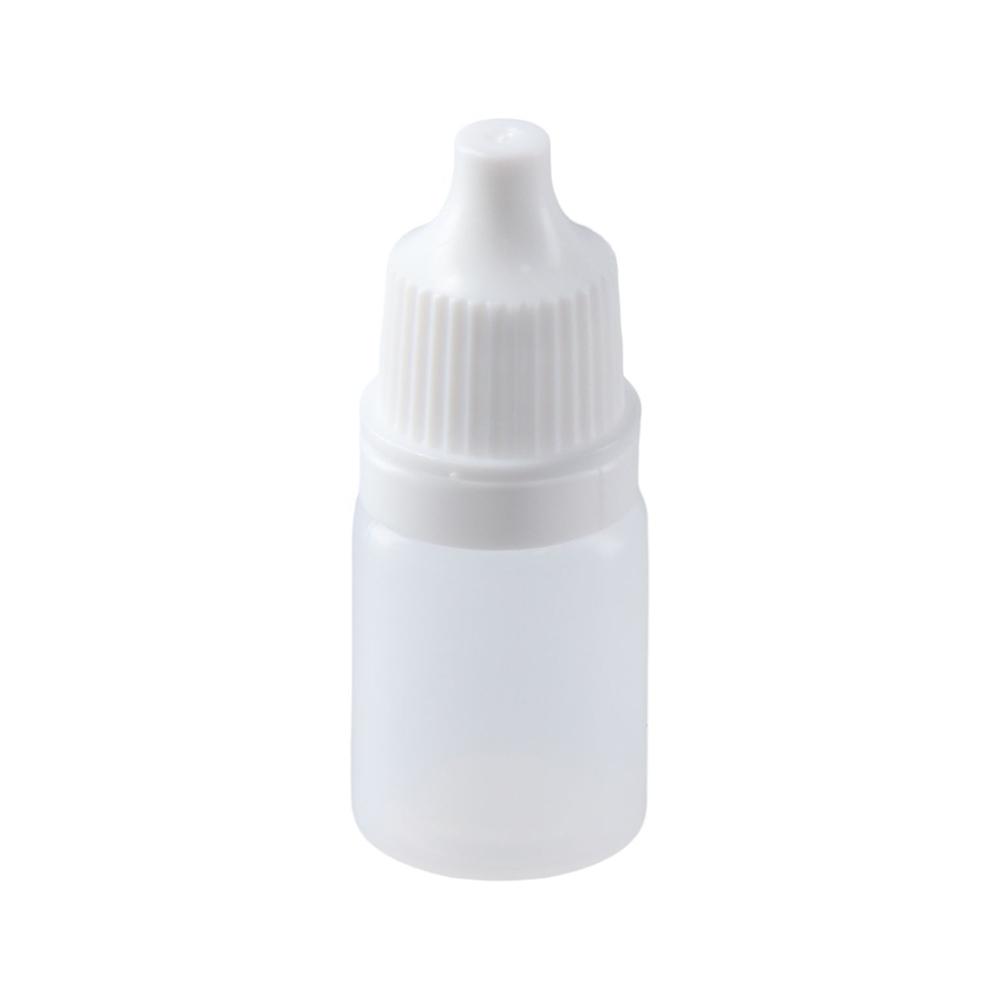 White Squeezable Dropper Bottles Eye Liquid Bottle Plastic Empty Containers Refillable Bottles
