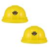 6pcs Clothing Tool Hat Baby Party Hats for Kids Child Hard Plastic Construction Worker Toy
