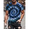 Colorful Tie Dye 3D Print T-Shirts Men Women Casual O-Neck Short Sleeve T Shirt Oversized Harajuku Y2k Tops Tees Kids Clothing